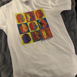 Billionaire Boys Club White Tee with Multicolor Graphic